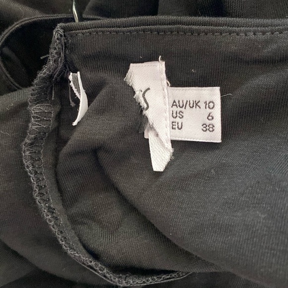 NWOT Princess Polly Kiribati Mini Black Spaghetti Strap Dress Size 6 - Picture 9 of 14